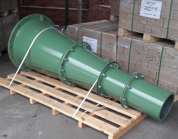 Complete cyclone cone and spigot assembly
